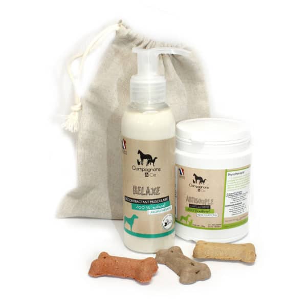 Kit souplesse articulaire pour chien souffrant d'arthrose