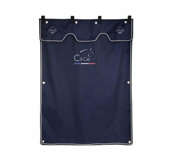 Tenture de Box_LeMieux Stable Drape Navy_C&cie