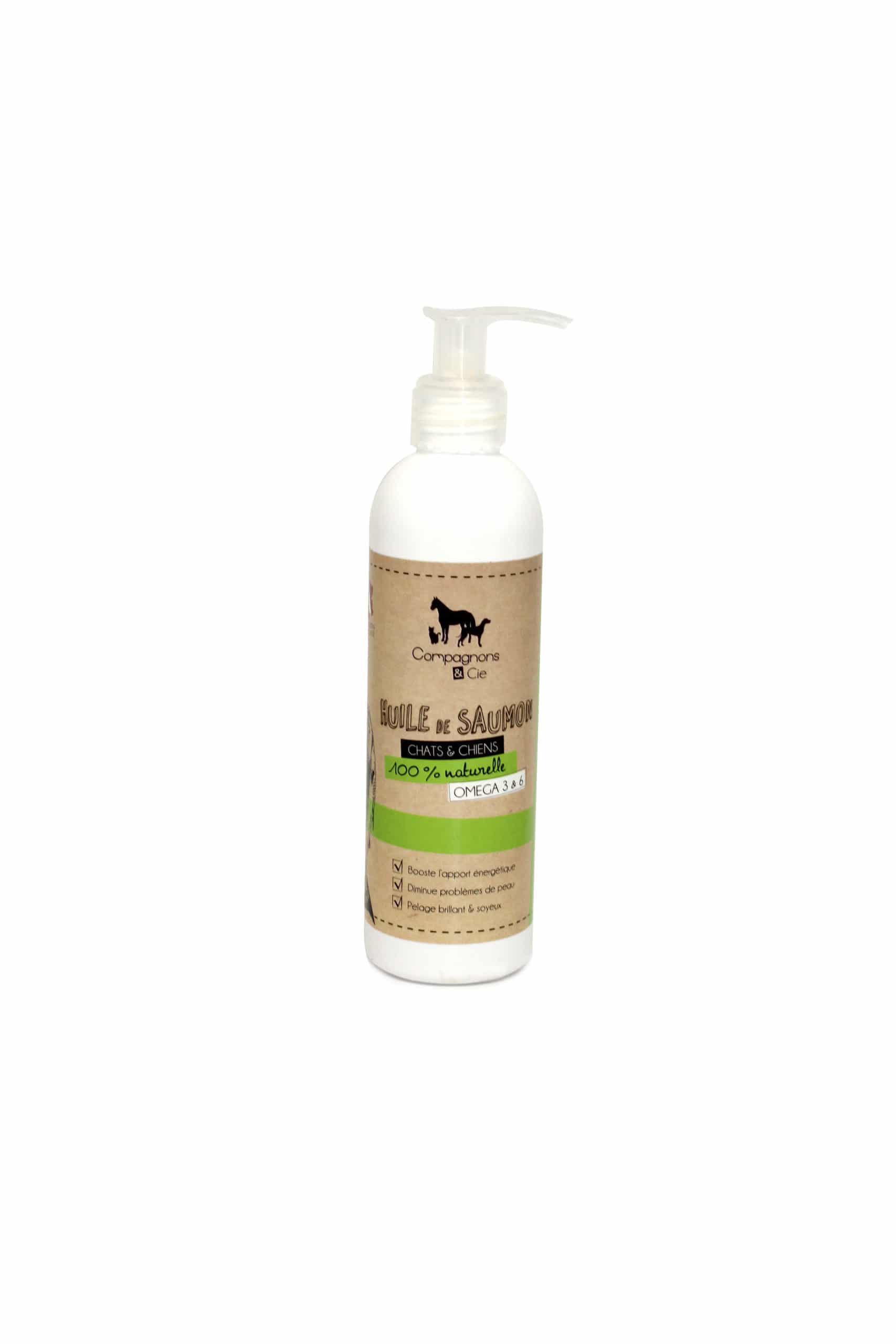 Huile de Saumon pour Chien et Chat – 1 Litre, 100% Naturelle