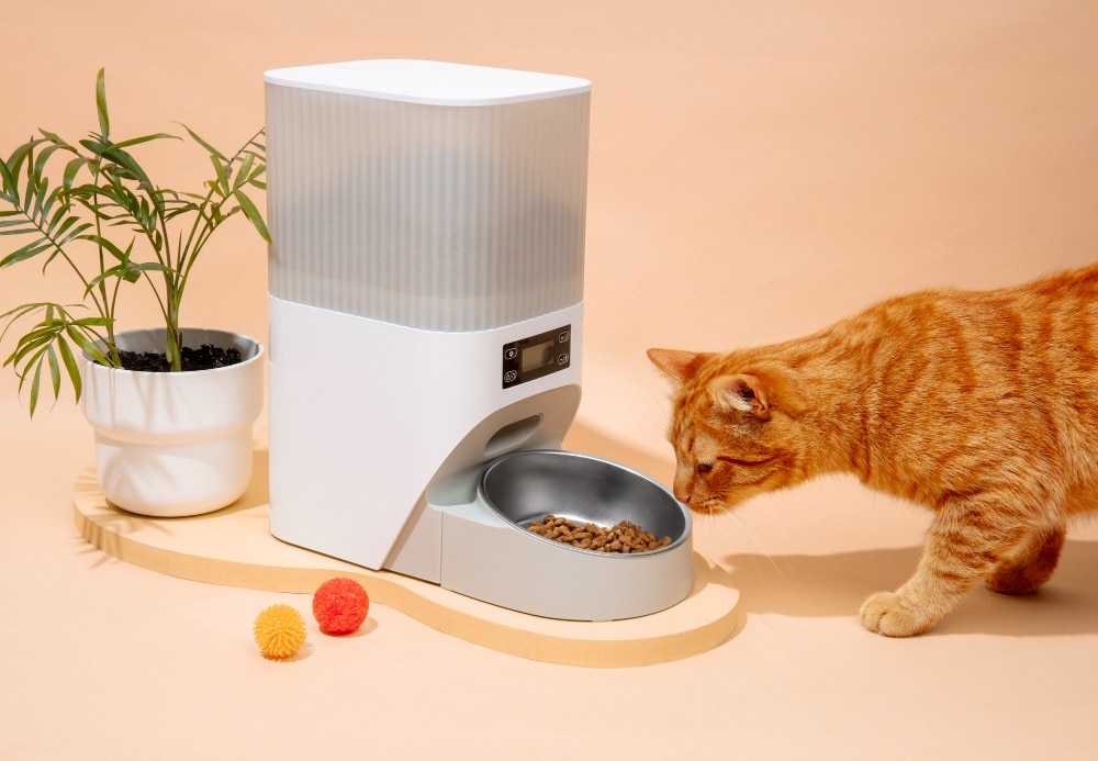 alimentateur intelligent pour animaux compagnie